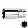 головка 1/4" удлиненная 11мм 6-гранная AMPRO