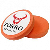 круг полировальный 150х30мм на липучке оранжевый жесткий TORRO