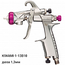 краскораспылитель для лака KIWAMI-1 d1,3 с боковым металлическим бачком 400мл ANEST IWATA