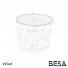 крышка для пластиковой емкости  385мл BESA