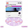 круг абразивный P 800 150мм 15 отверстий Purple 260L 3М