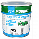 202 белая акриловая автоэмаль MOBIHEL (0,75л)