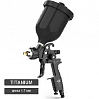 краскораспылитель RRP TITANIUM d1.7мм черный верхний бачок 600мл SKULL