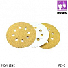 круг абразивный P 240 125мм 8 отверстий NEW LINE HOLEX