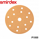 круг абразивный P1000 150мм 15 отверстий POWER LINE SMIRDEX